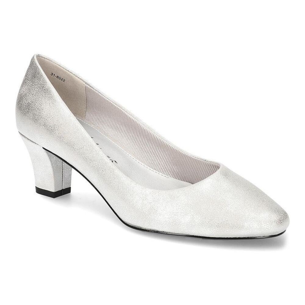 NEW! 8.5 Easy Street BALLARI WOMENS PUMP Silver